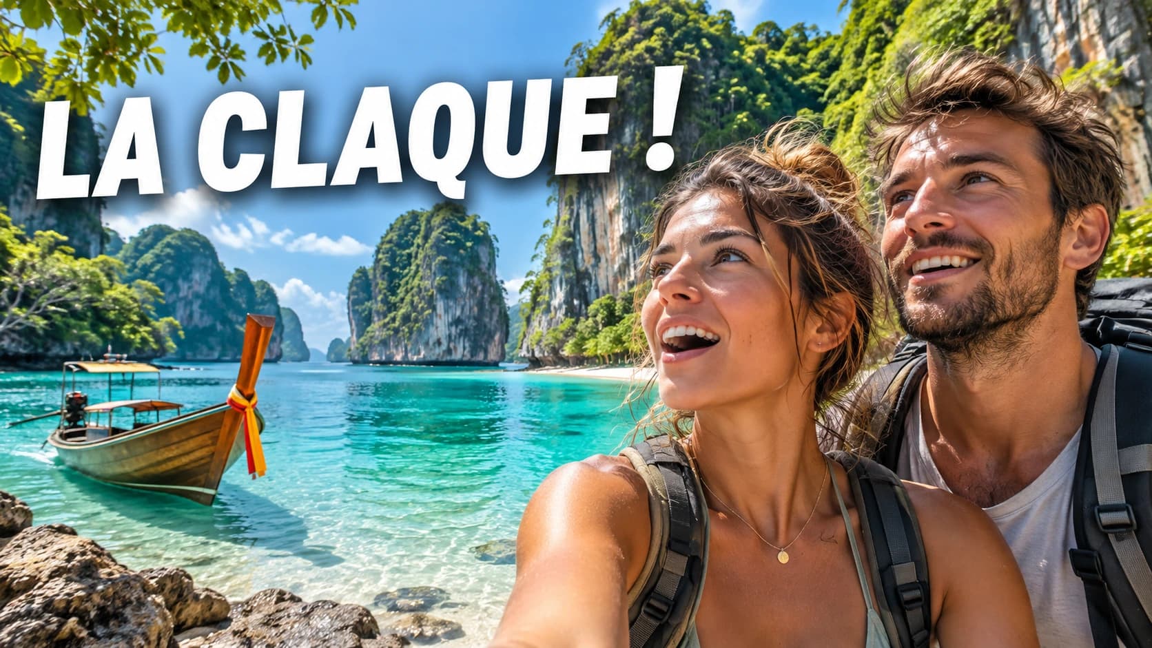 Couverture Thaïlande : mer turquoise, falaises et voyageurs